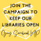 Join the campaign to keep our local libraries