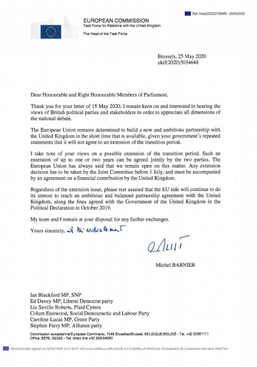 Copy of EU letter