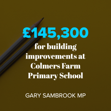 Colmer Farm School funding graphic